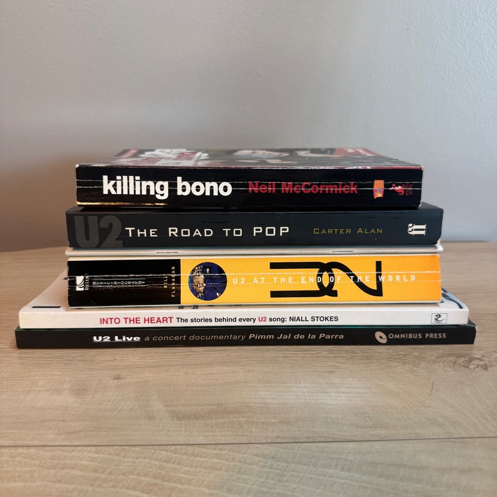 U2 Book Bundle 6pc Killing Bono Road to Pop At The End Of The World Propaganda